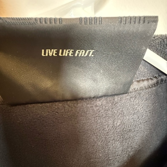 Spyder Black Cable Knit Full Zip Fleece Lined Sweater Jacket Women’s Size XS - Picture 12 of 16